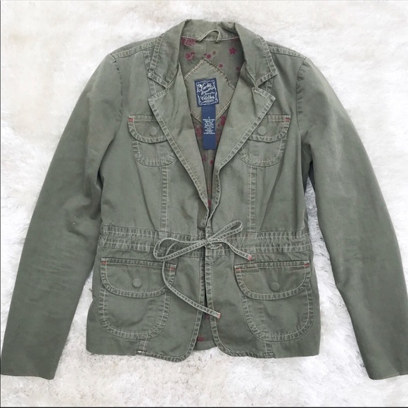 Lucky Brand Jackets & Blazers - LUCKY BRAND Army Green Blazer